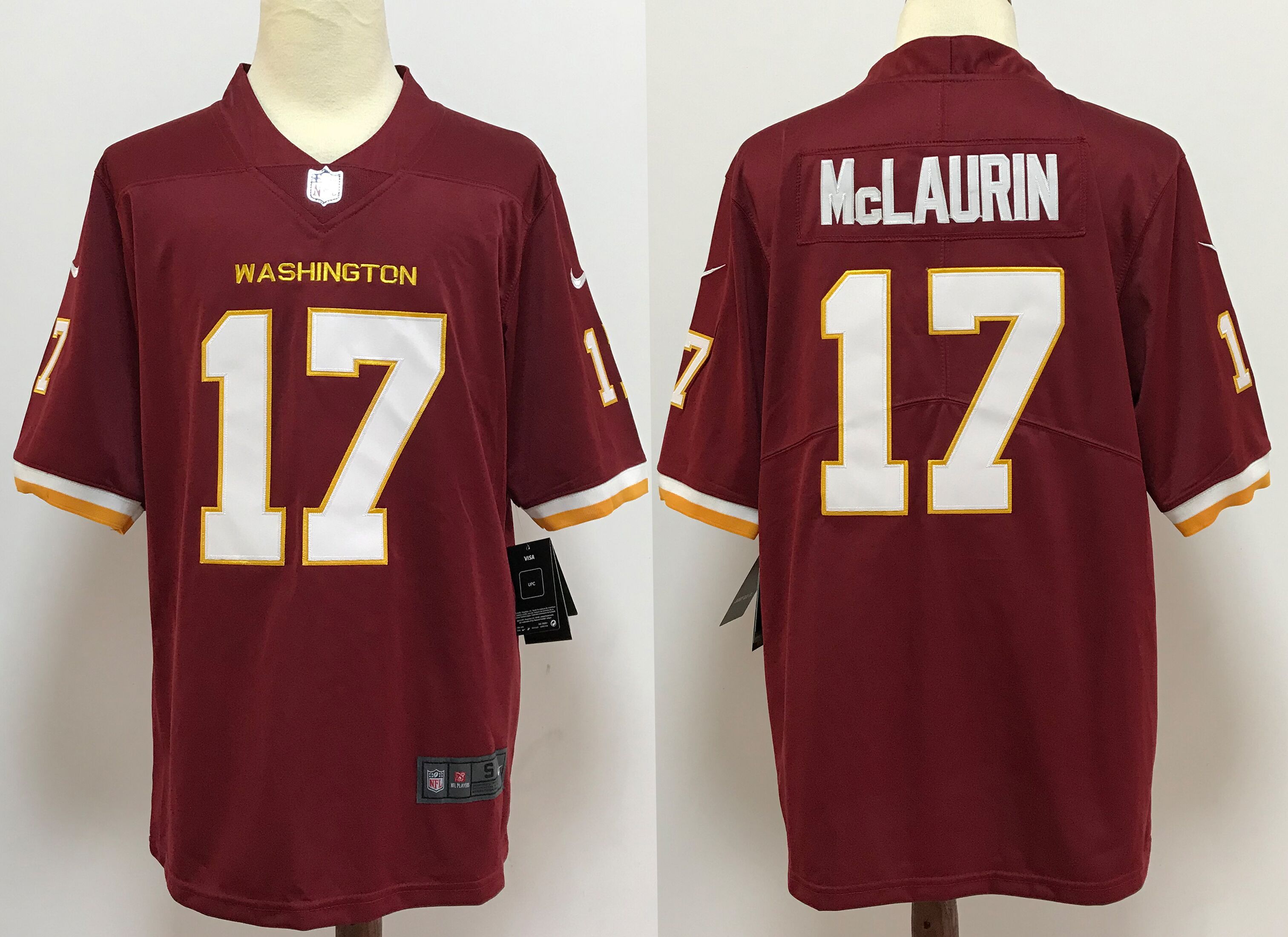 Men Washington Redskins #17 Mclaurin Red 2020 Vapor Untouchable Playe Nike NFL Jersey->washington redskins->NFL Jersey